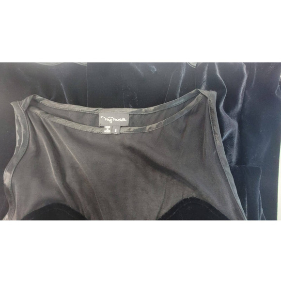 Women Black Dress My Michelle Size Small _ Sleeveless - Sheer Strapless. - Picture 3 of 4